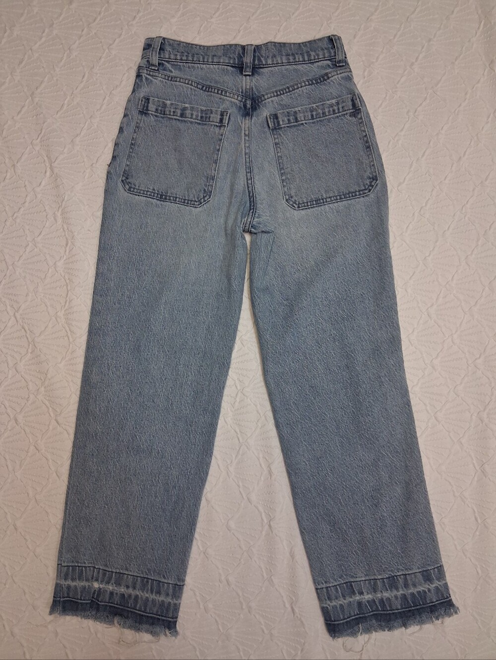 Madewell Light Blue Straight-Leg High-Rise Jeans - Picture 16 of 16